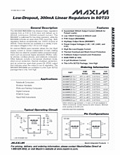 DataSheet MAX8888EK18 pdf